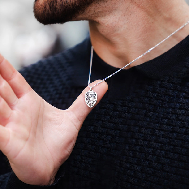 St. Michael Amulet Sterling Silver