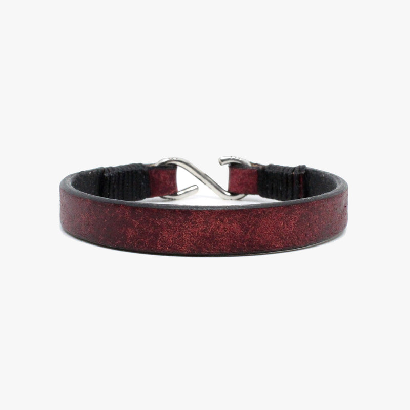 Rustic Red Leather Strap  |  Dial