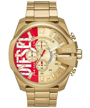 Mega Chief 51mm / Red and Gold / Gold | Red and Gold Dial