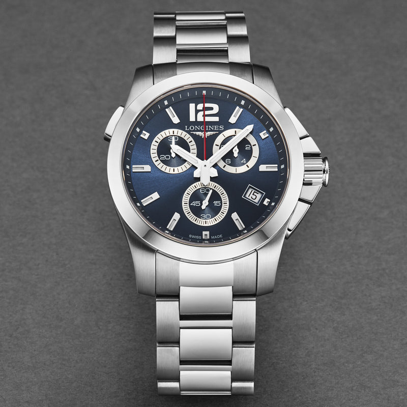 Conquest L37024966 / Blue | Blue Dial