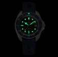 Diver 200M Automatic Bracelet Diving Watch - Blue | Black Dial