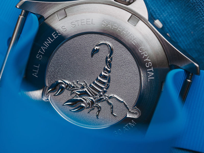 Atlantik 39.RB Rubber | Matte Black Dial