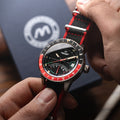 Fano Retrograde Black / Nylon Strap | Black Dial