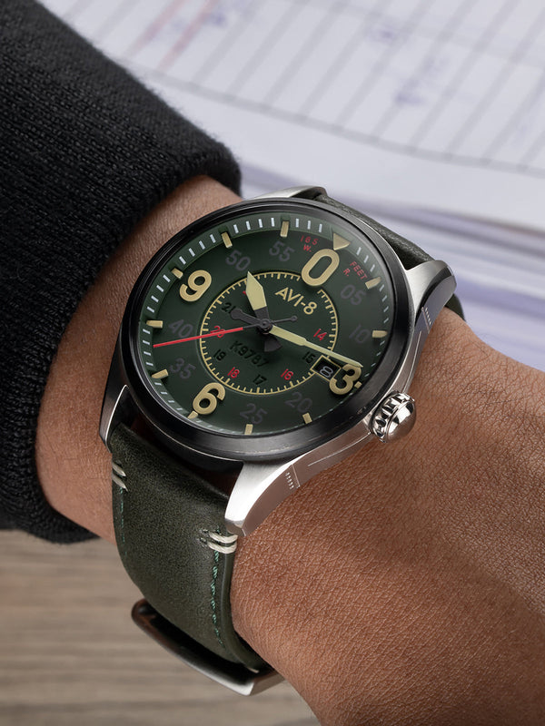 Spitfire Smith Automatic Green / Leather | Green Dial