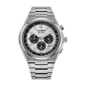 Zenshin Chrono Silver / Super Titanium | Silver Dial