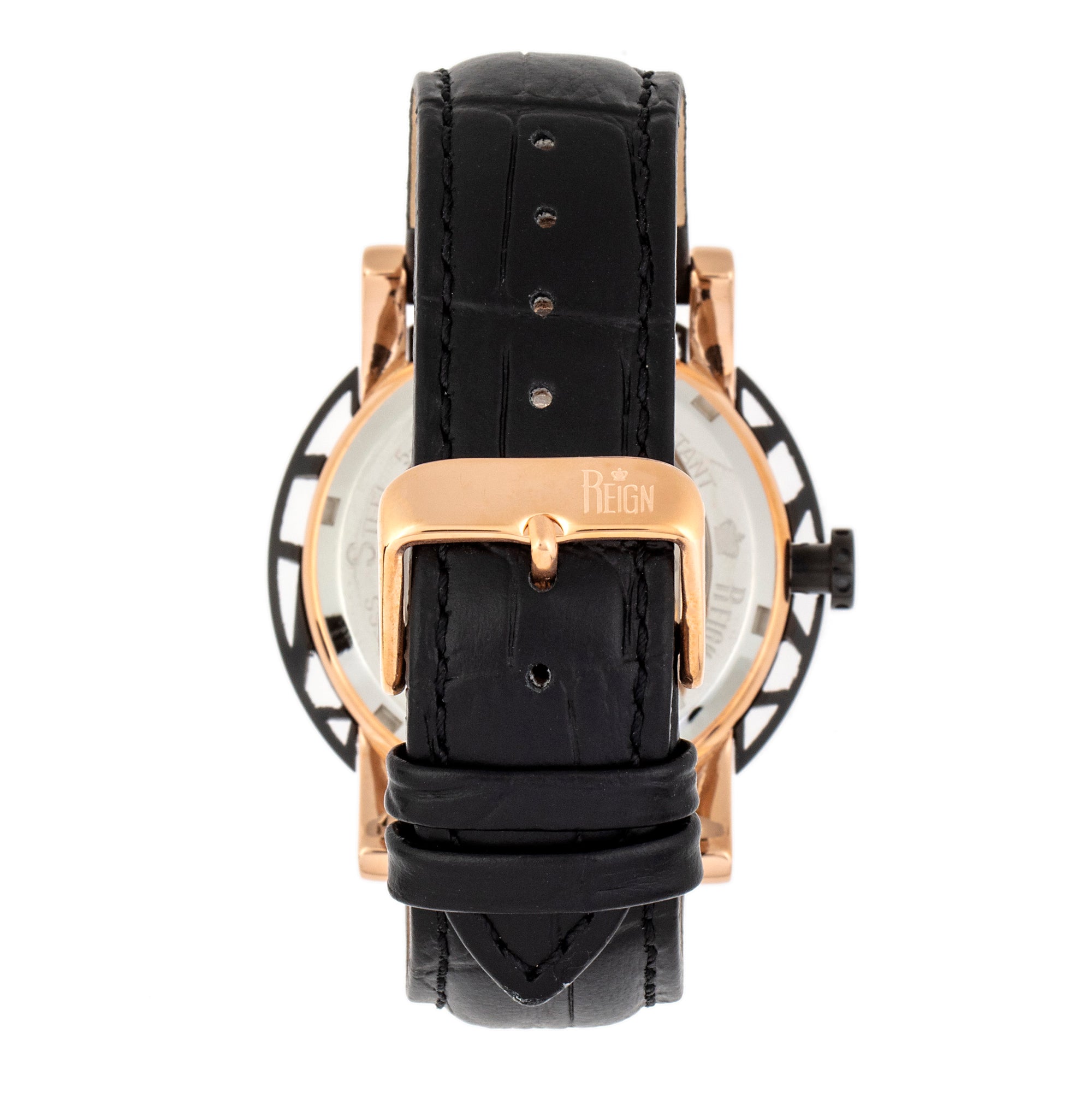Stavros Rose Gold/Black | Black Dial
