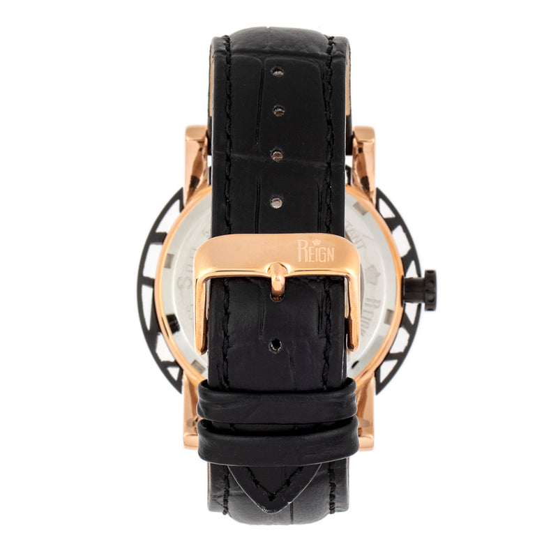 Stavros Rose Gold/Black | Black Dial