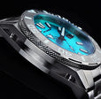 Silverjet AM/PM NH37 Automatic Teal Dial | Teal Dial