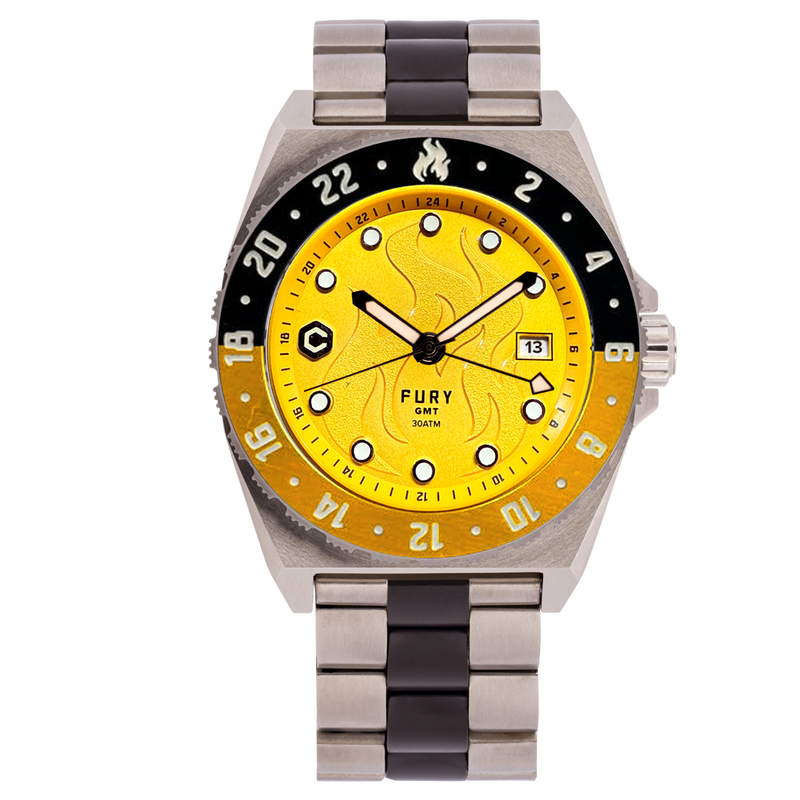 Fury GMT Yellow Mellow | Yellow Dial