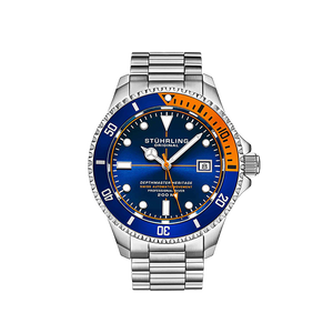 Aquadiver Blue Dial / Silver Stainless Steel Orange | Blue Dial