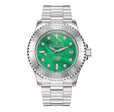 Deep Marine Explorer III Swiss Automatic Stainless Watch| Green Dial