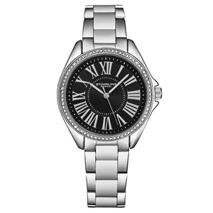 The Dynasty Quartz Watch Black/Silver | Black Dial