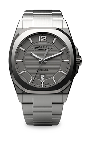 J09-3 Grey/Metal bracelet | Gray Dial