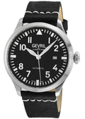 Vaughn Gevril Sellita SW200 Pilot Watch Black