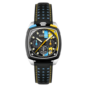 Taurus Chronograph Black / Genuine Leather | Black Dial
