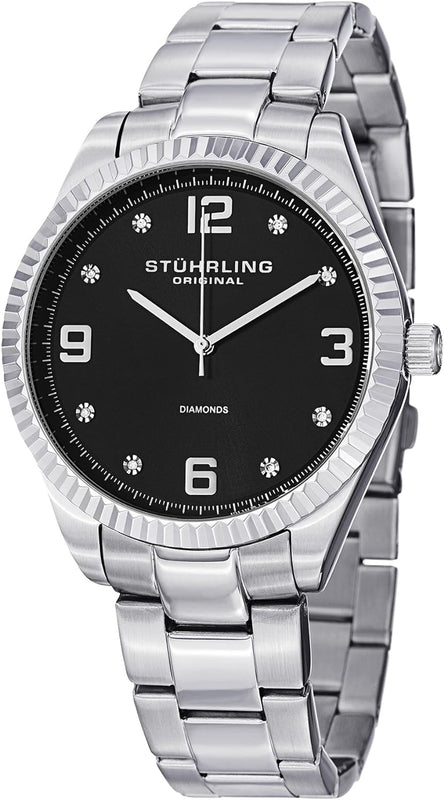 Symphony Watch Black/Silver | Black Dial