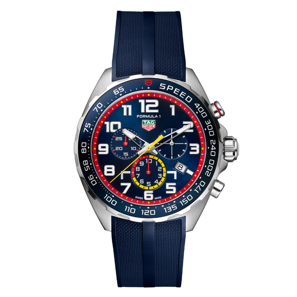 FORMULA 1 CHRONOGRAPH X RED BULL RACING 43mm Blue Rubber | Blue Dial