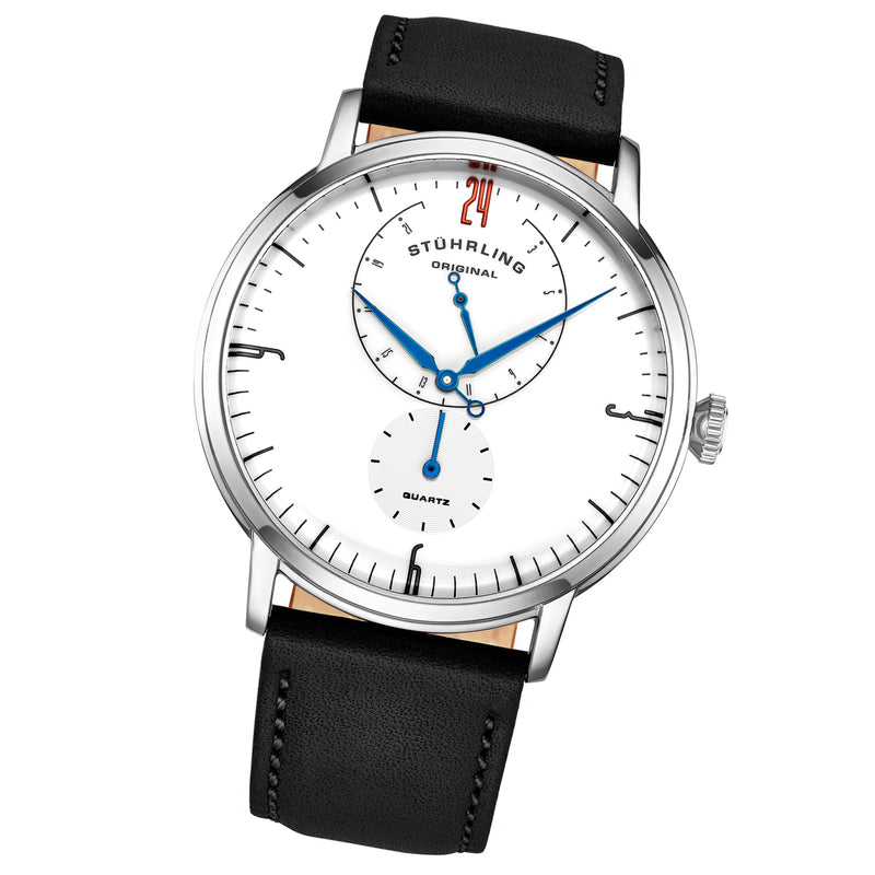 Symphony Black/Leather/White Dial/Silver Case 3969.2 | White Dial