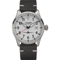 Flieger Leather / Silver Silver Dial