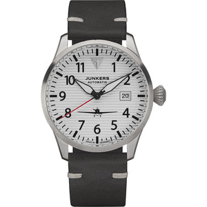 Flieger Leather / Silver Silver Dial