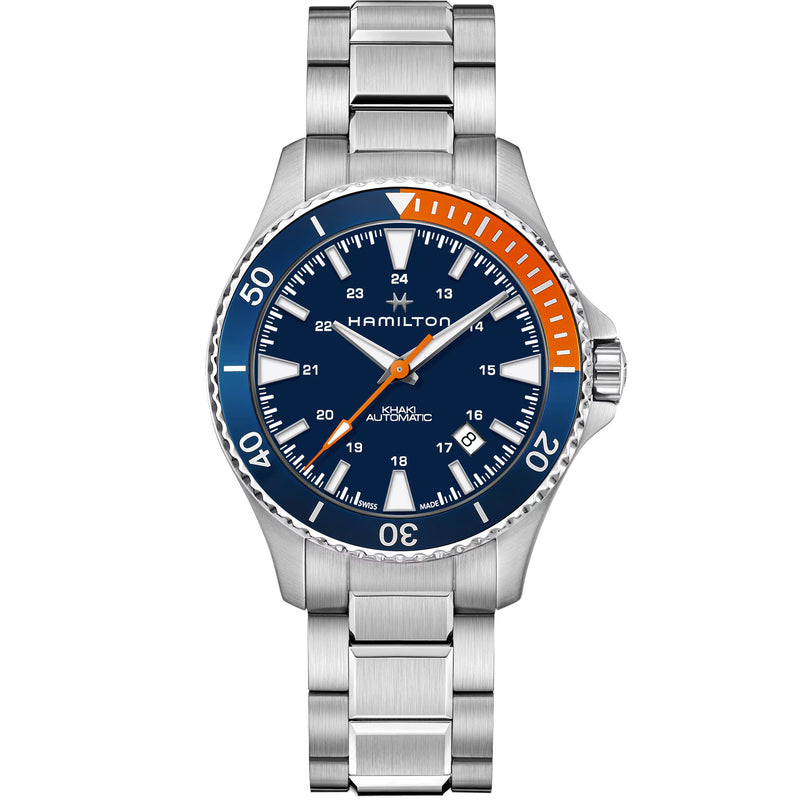 Scuba Auto Silver/Blue/SS | Blue Dial