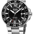 Riverside Swiss made Automatic Sellita SW200, Ceramic Rotating Bezel, Black | Black Dial