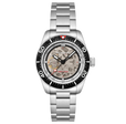 Croft 42 Skeleton Automatic Black / Stainless Steel | Black Dial
