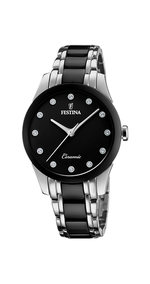 Ceramic Black / Stainless Steel Black Dial