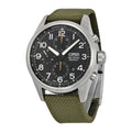 Big Crown ProPilot Chrono Black Dial & Olive Textile Strap |  Dial
