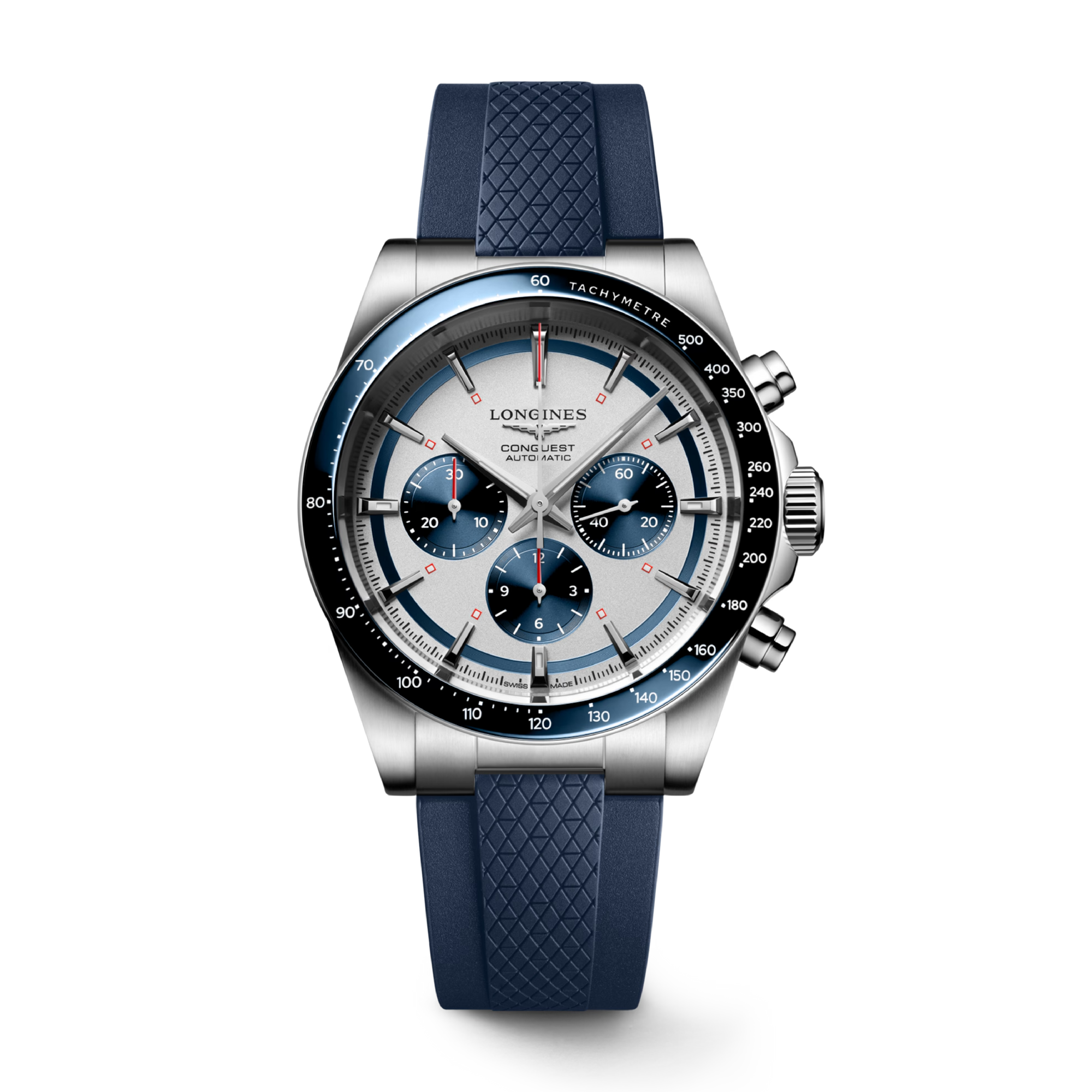 Conquest Chronograph Two-Tone / Rubber |  Dial