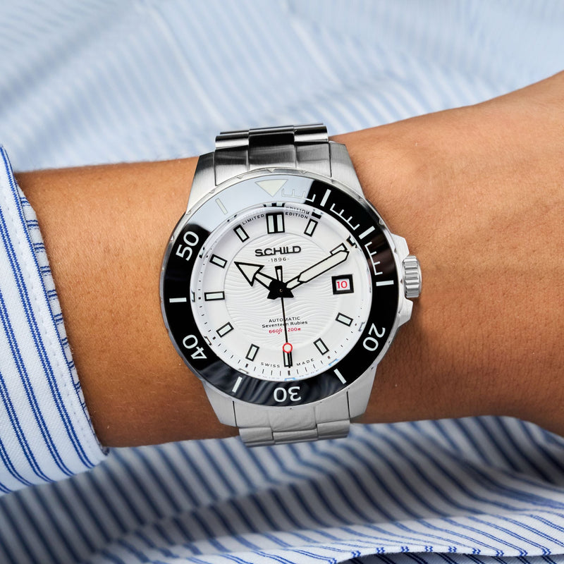 Hermann Swiss Automatic Limited Edition White / Stainless Steel | White Dial