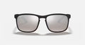 RB4264 CHROMANCE MENS / TECH-CHROMANCE / MATTE BLK - GREY MIRROR SILVER