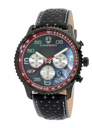Aureum IP BLACK/MAROON-BLACK Black Dial