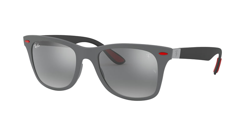 Scuderia Ferrari Matte Grey Frame, Grey Mirror Silver Lens |  Dial