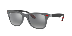 Scuderia Ferrari Matte Grey Frame, Grey Mirror Silver Lens |  Dial