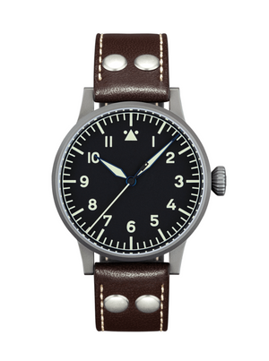 Westerland Pilot Watch Original 45mm Handwinding Black Dial
