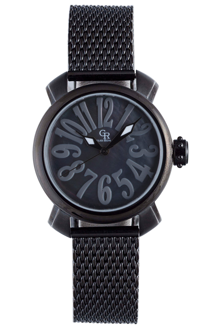 Rimini Black MOP, Black Stainless Steel | MOP Dial