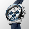 Conquest Chronograph Two-Tone / Rubber |  Dial