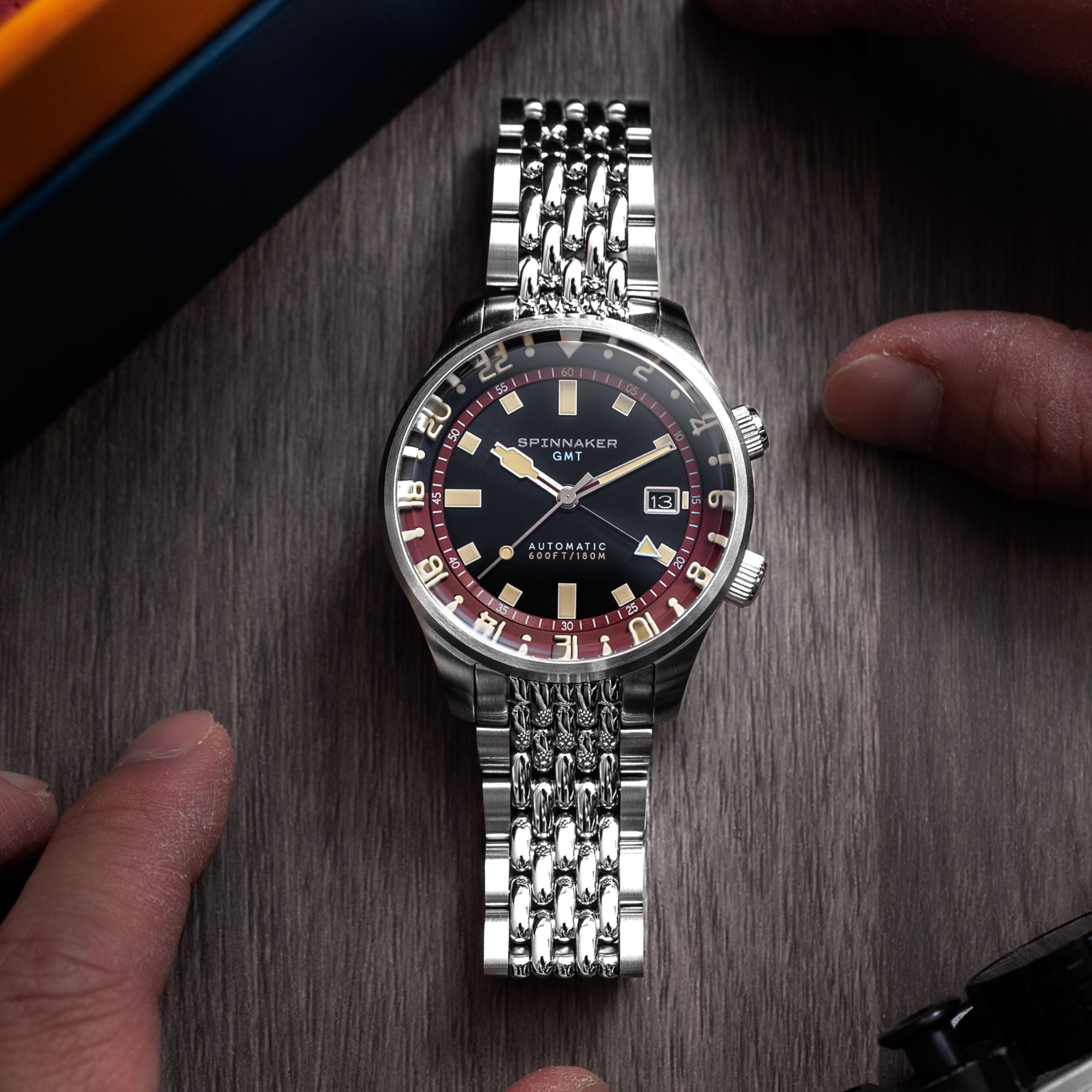 Bradner GMT Automatic Black / Stainless Steel Black Dial