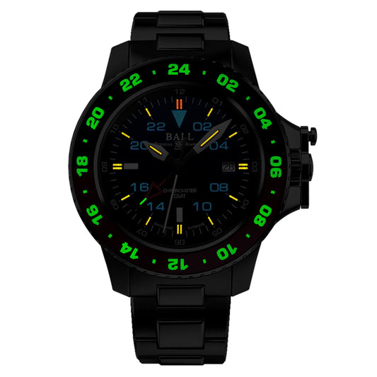 Engineer Hydrocarbon AeroGMT II Red/BLK Black Dial