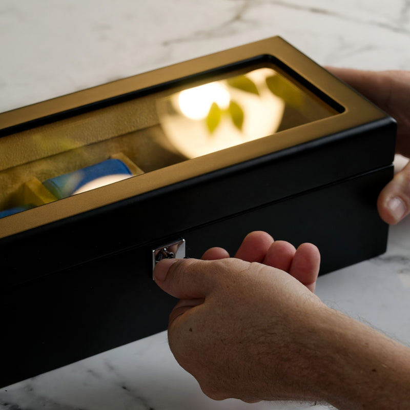 Mainspring Raceday Monte Carlo 5-Slot Collector Box (Black) Mainspring