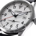 Flieger Leather / Silver Silver Dial