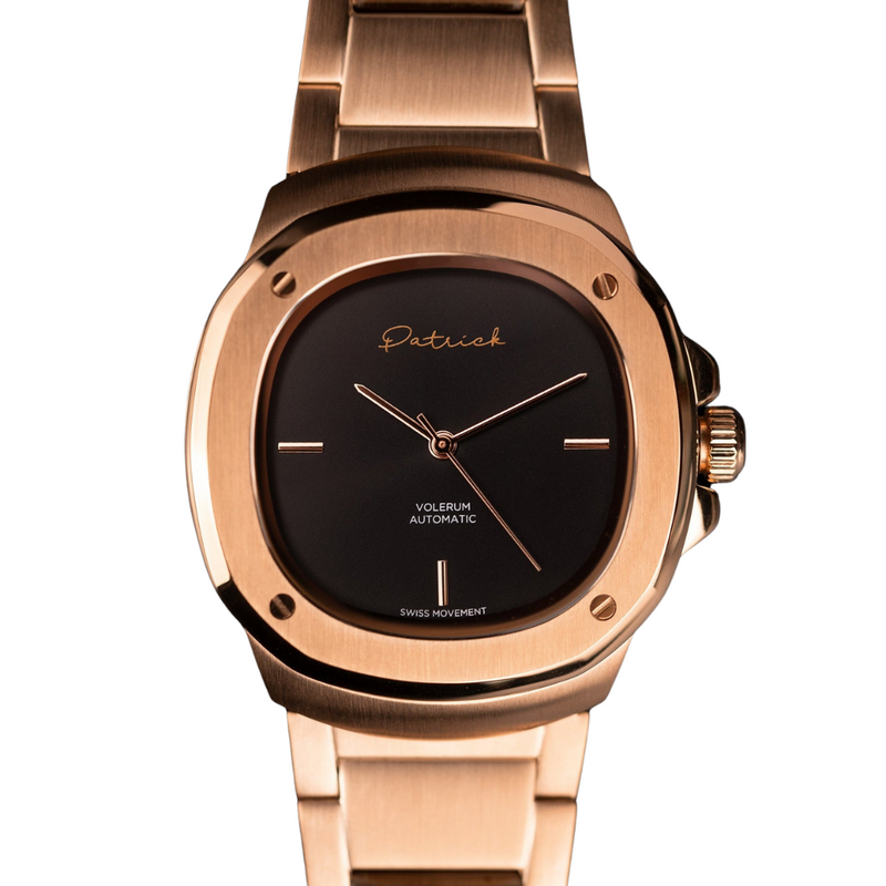 VOLERUM | BLACK AND ROSE GOLD