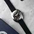 Amalfi Automatic Black / Black Silicone | Black Dial