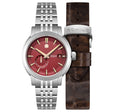 Heinrich Red / Stainless Steel | Red Dial