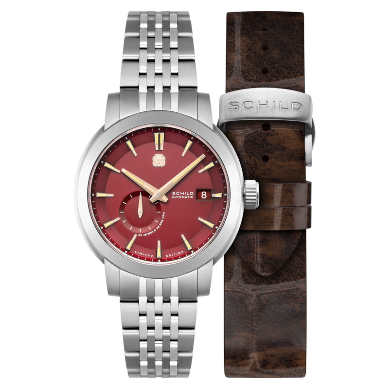 Heinrich Red / Stainless Steel | Red Dial