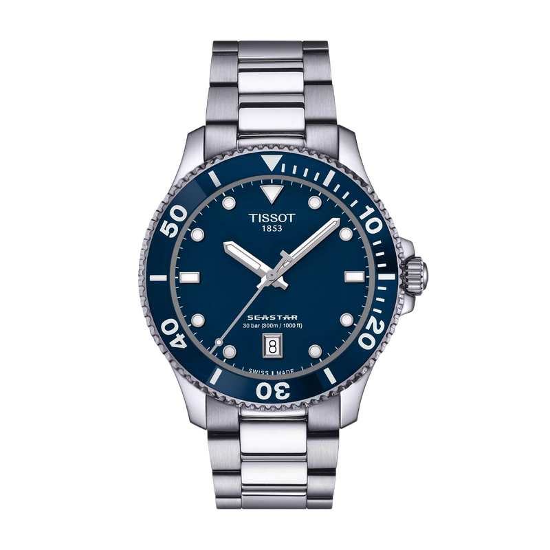 SEASTAR 1000 Blue / Stainless Steel | Blue Dial