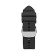 Silicone Adjustable Deployment Band  for Apple Watch Ultra & Series 8/7/6/5/4/3/2/1/SE Black (42mm | 44mm | 45mm | 49mm) |  Dial