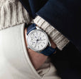 THE RESERVE AUTOMATIC - BLUE/SILVER Blue/Silver | White Dial