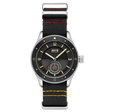 Airmaster Sector Meca-Quartz Black & Grey / Nylon | Black Dial